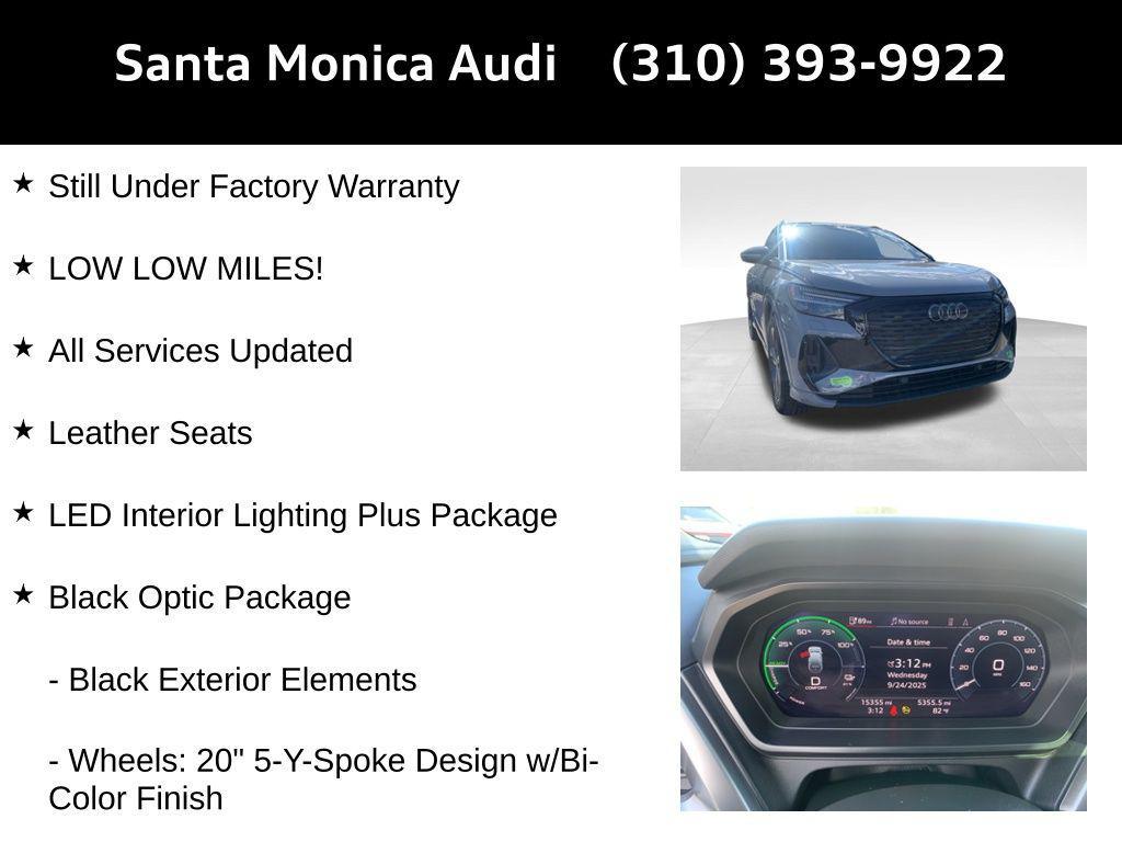 used 2023 Audi Q4 e-tron car, priced at $30,888