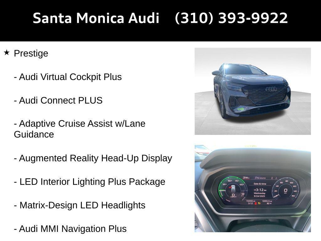 used 2023 Audi Q4 e-tron car, priced at $30,888