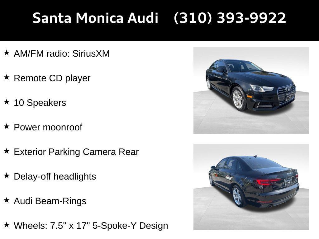 used 2018 Audi A4 car, priced at $20,777