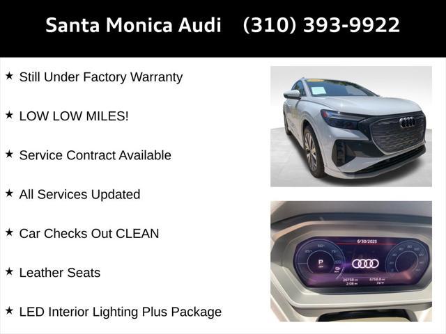 used 2023 Audi Q4 e-tron car, priced at $32,888