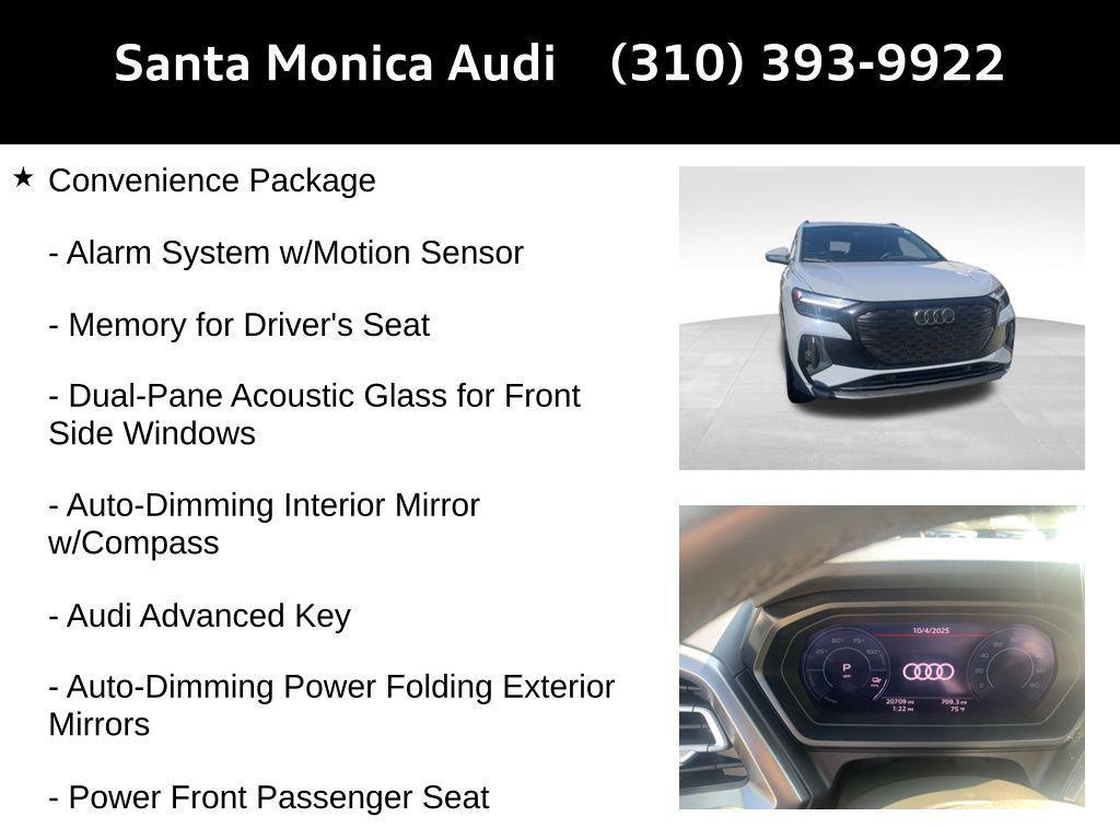 used 2023 Audi Q4 e-tron car, priced at $28,998