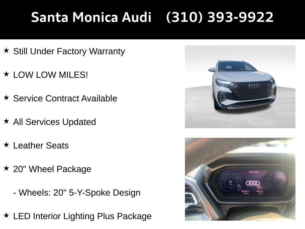 used 2023 Audi Q4 e-tron car, priced at $28,998