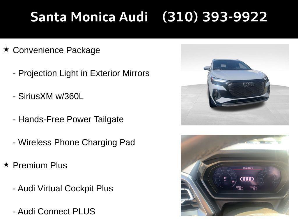 used 2023 Audi Q4 e-tron car, priced at $28,998