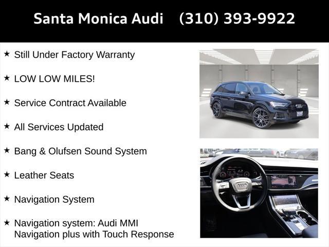 used 2023 Audi Q7 car, priced at $69,130