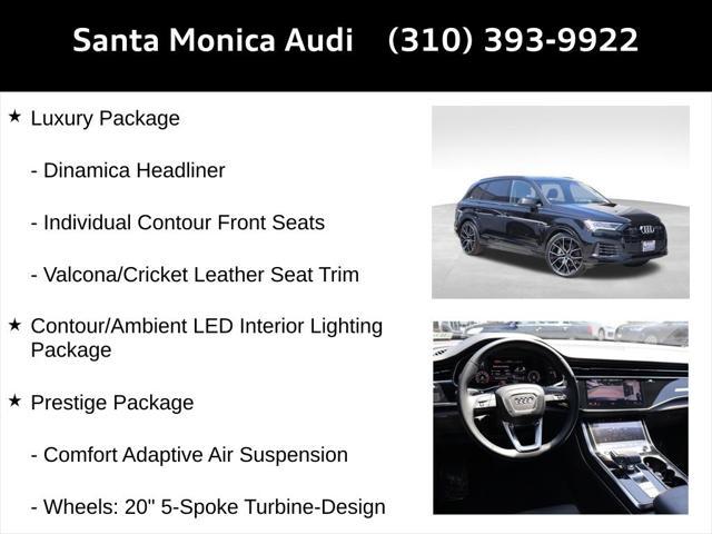 used 2023 Audi Q7 car, priced at $69,750