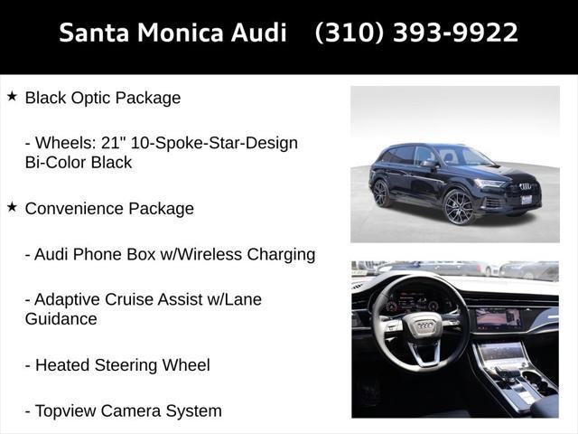 used 2023 Audi Q7 car, priced at $69,750