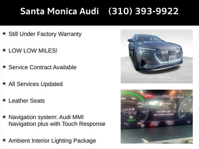 used 2022 Audi e-tron car, priced at $35,498
