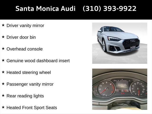 used 2024 Audi A5 Sportback car, priced at $41,998