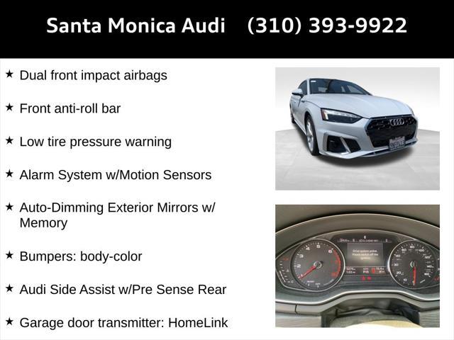 used 2024 Audi A5 Sportback car, priced at $41,998