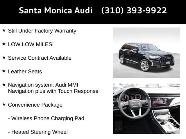 used 2024 Audi Q7 car, priced at $50,998
