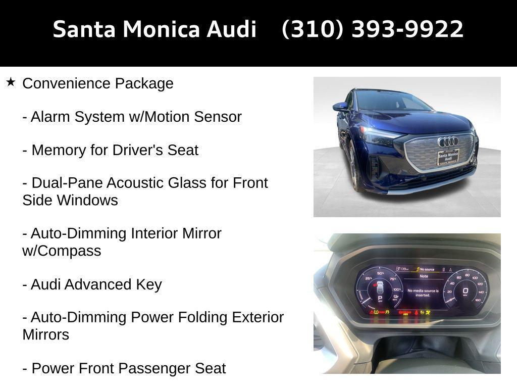 used 2023 Audi Q4 e-tron car, priced at $29,998