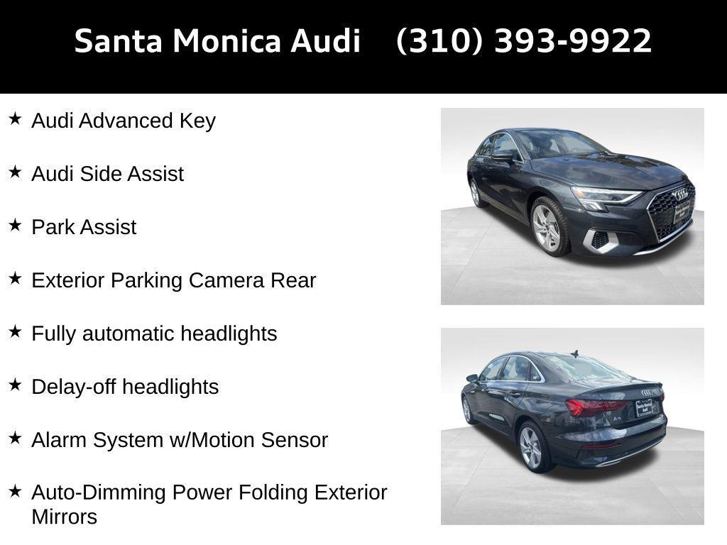 used 2023 Audi A3 car, priced at $28,888
