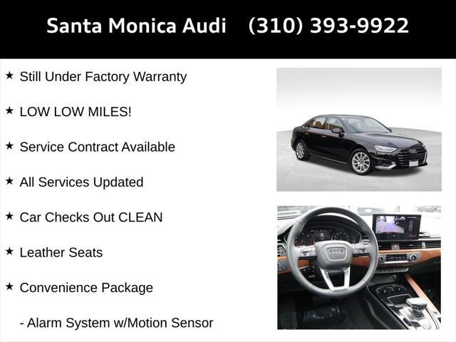 used 2024 Audi A4 car, priced at $37,695