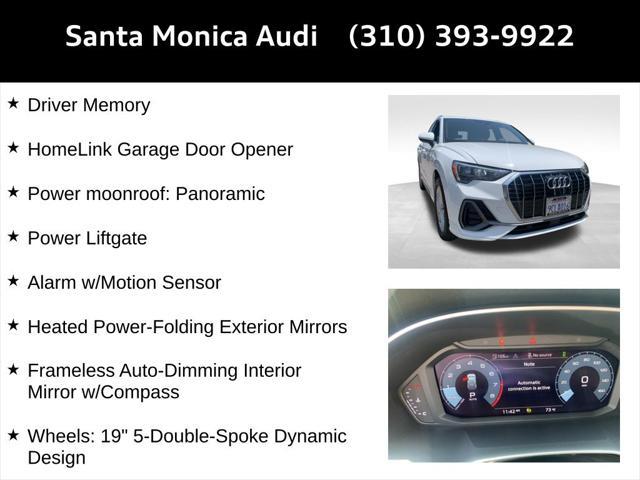 used 2022 Audi Q3 car, priced at $31,998