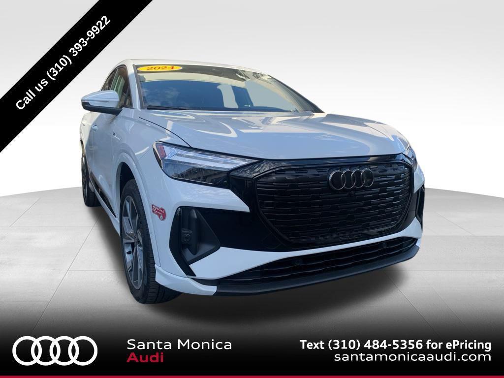 used 2024 Audi Q4 e-tron Sportback car, priced at $36,865