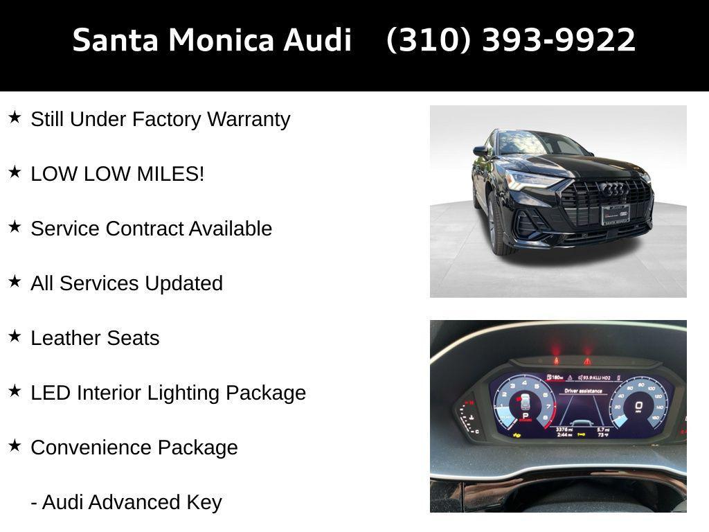 used 2024 Audi Q3 car, priced at $36,998