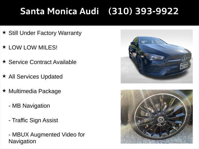 used 2022 Mercedes-Benz CLA 250 car, priced at $31,888