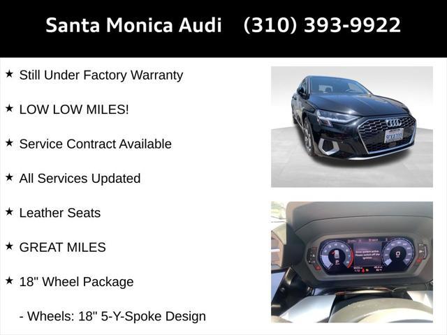 used 2022 Audi A3 car, priced at $29,998