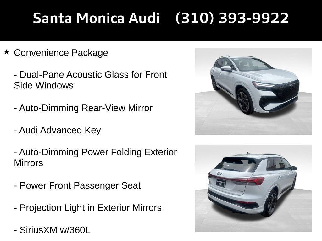 used 2024 Audi Q4 e-tron car, priced at $34,598