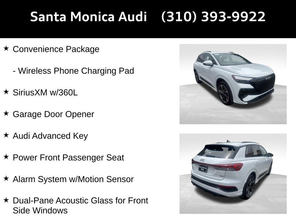 used 2024 Audi Q4 e-tron car, priced at $34,598