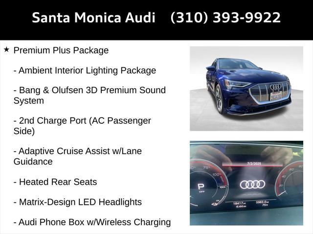 used 2022 Audi e-tron car, priced at $33,715