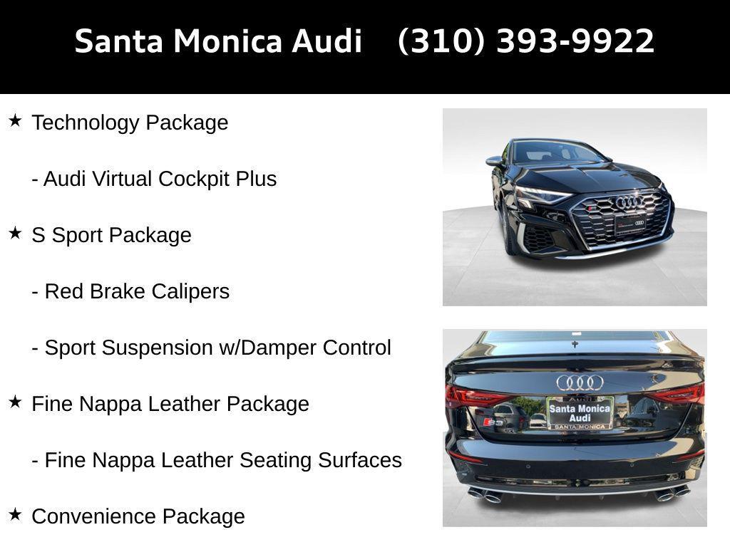 used 2023 Audi S3 car, priced at $44,998