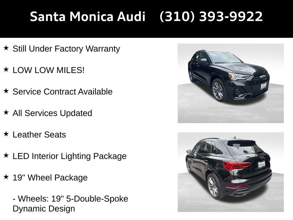 used 2024 Audi Q3 car, priced at $35,298