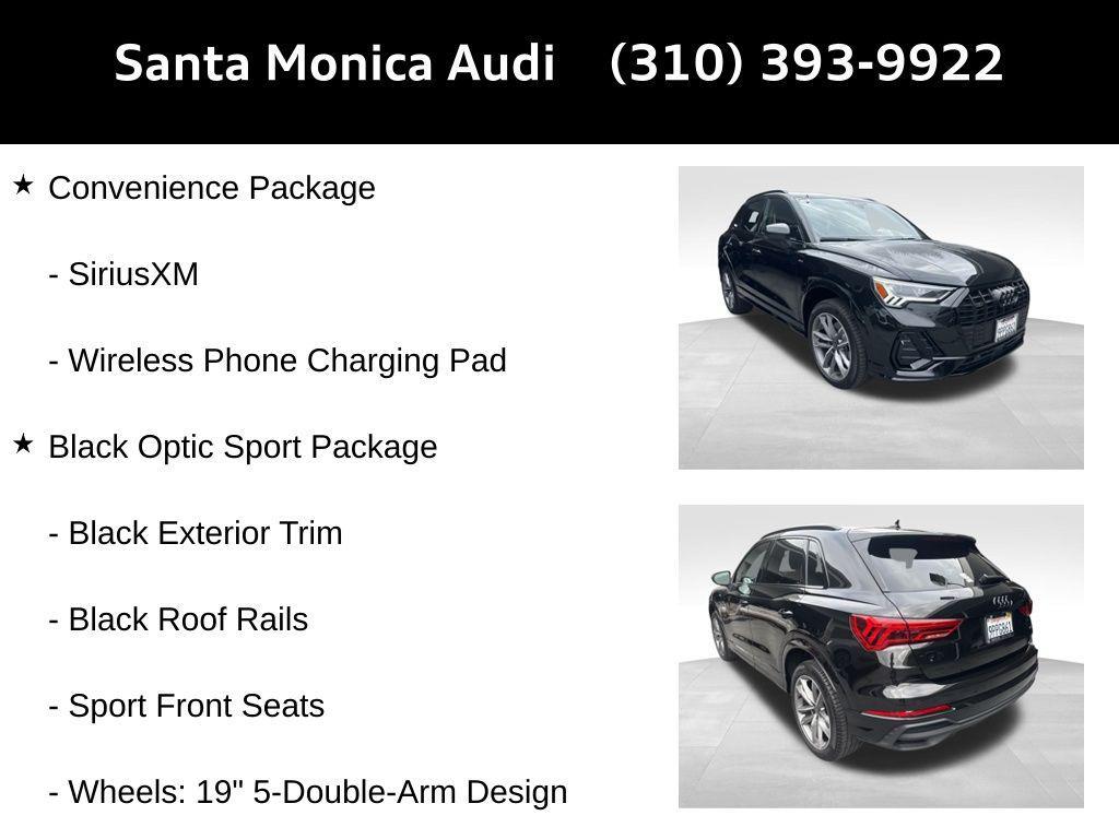 used 2024 Audi Q3 car, priced at $35,298