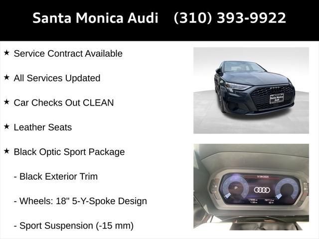used 2023 Audi A3 car, priced at $27,998