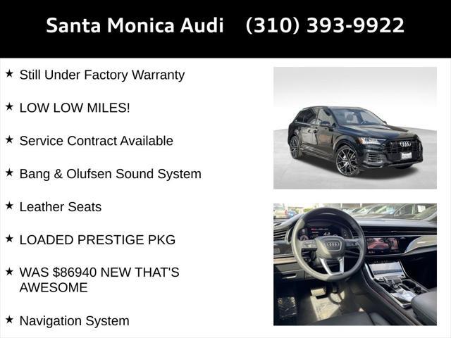 used 2023 Audi Q7 car, priced at $69,698