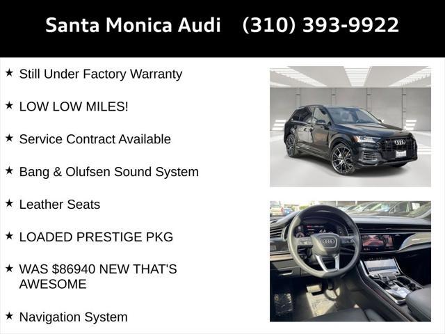 used 2023 Audi Q7 car, priced at $69,998