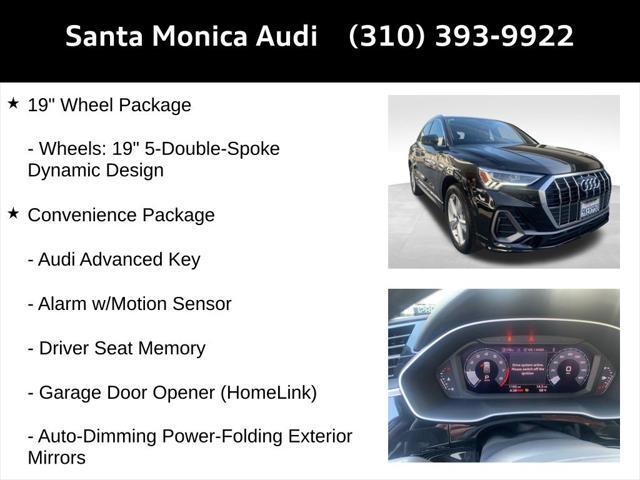 used 2024 Audi Q3 car, priced at $38,948