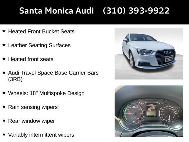 used 2018 Audi A3 e-tron car, priced at $18,998