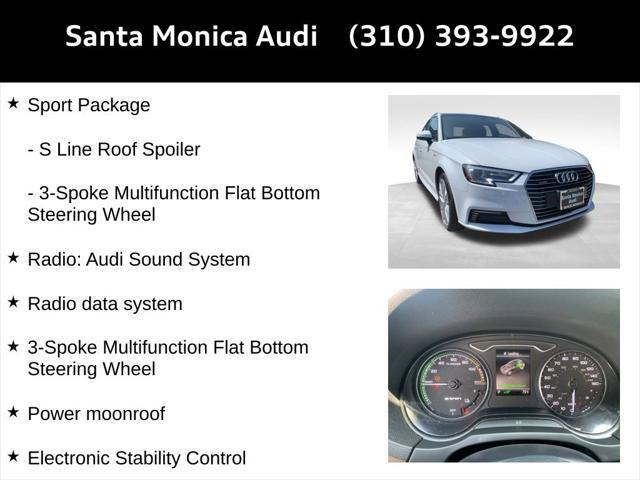 used 2018 Audi A3 e-tron car, priced at $18,998