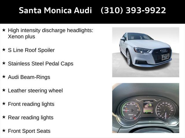 used 2018 Audi A3 e-tron car, priced at $18,998