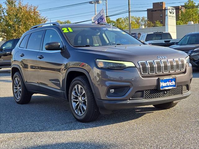 used 2021 Jeep Cherokee car, priced at $18,548