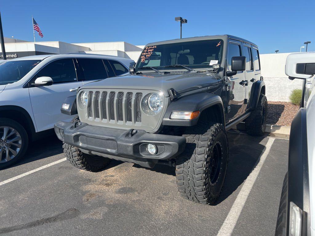 used 2018 Jeep Wrangler Unlimited car, priced at $23,999