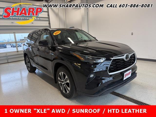 used 2022 Toyota Highlander car, priced at $38,745