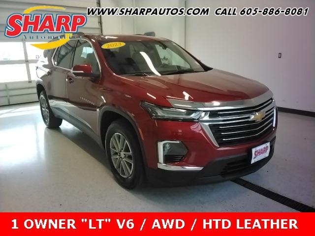 used 2023 Chevrolet Traverse car, priced at $36,880