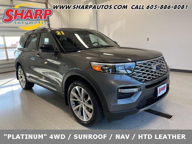 used 2021 Ford Explorer car, priced at $35,880