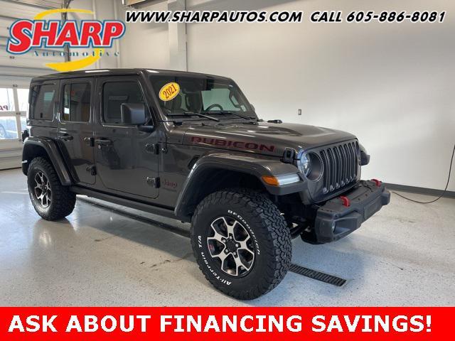 used 2021 Jeep Wrangler Unlimited car, priced at $39,770