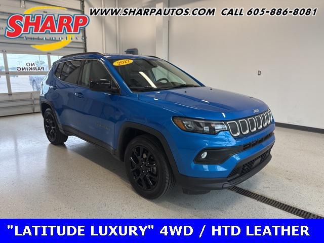 used 2022 Jeep Compass car, priced at $23,664
