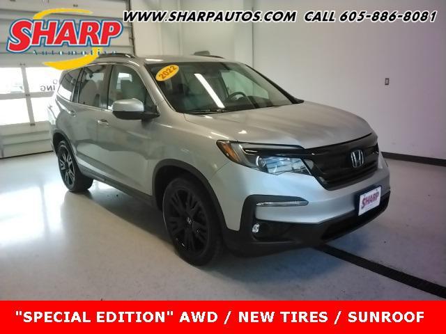 used 2022 Honda Pilot car, priced at $32,385