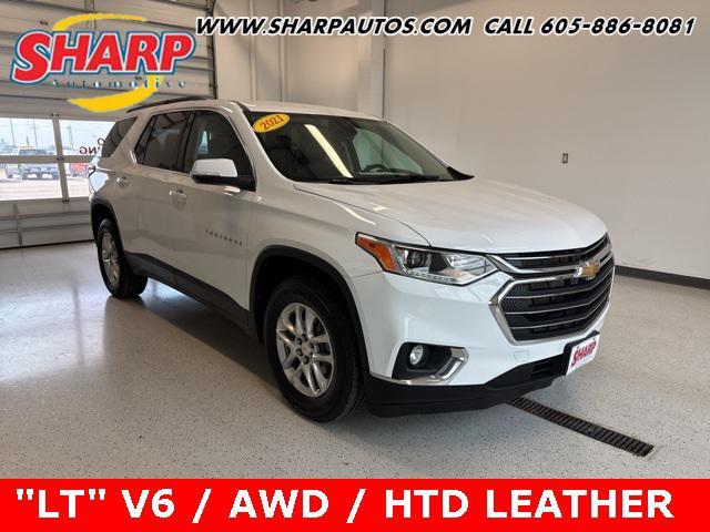 used 2021 Chevrolet Traverse car, priced at $22,780