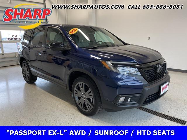 used 2021 Honda Passport car, priced at $28,980