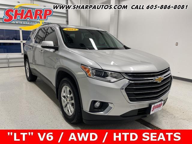 used 2021 Chevrolet Traverse car, priced at $25,782