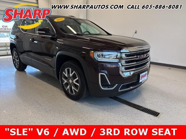 used 2021 GMC Acadia car, priced at $20,990