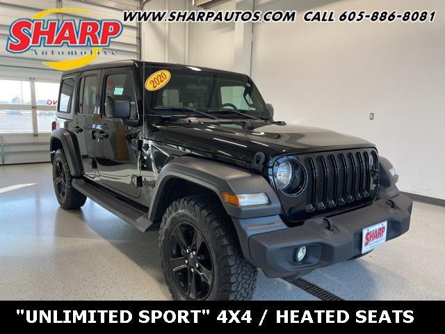 used 2020 Jeep Wrangler Unlimited car, priced at $31,815