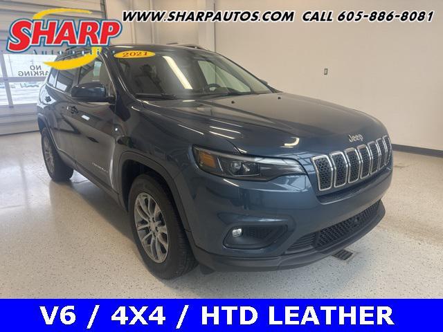 used 2021 Jeep Cherokee car, priced at $23,828