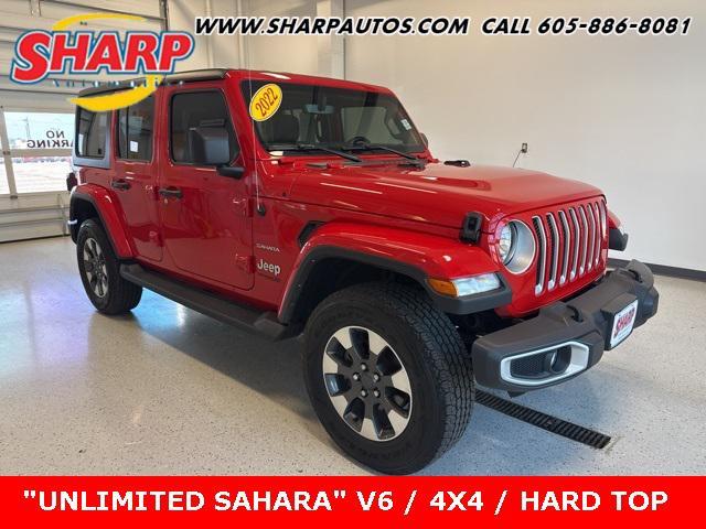 used 2022 Jeep Wrangler Unlimited car, priced at $34,608